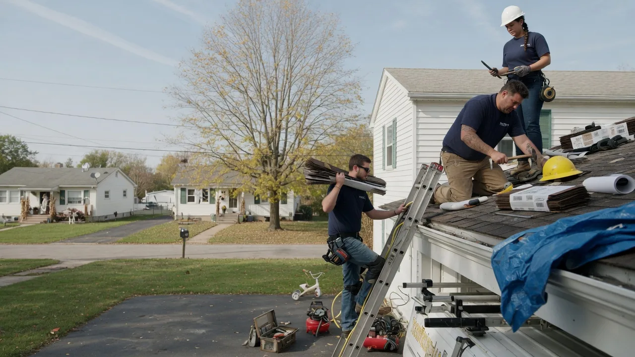 Local Roofing Contractors in Edelstein, IL near me